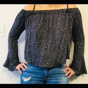 American Eagle off the shoulder blouse